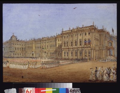 Revue militaire au palais d