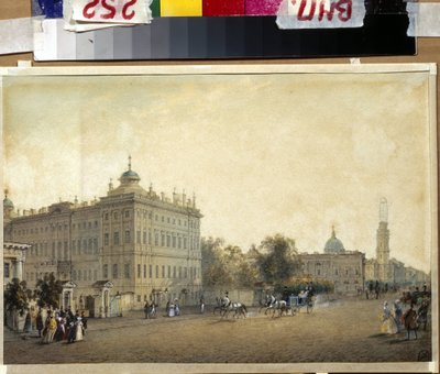 Saint Petersbourg. Le palais Anitchkov - Vasili Semenovich Sadovnikov