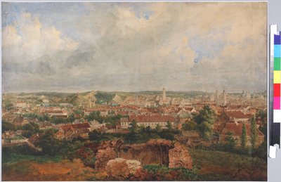 Vue de Vilna, par Sadovnikov, Vasily Semyonovich (1800-1879). Aquarelle sur papier - Vasili Semenovich Sadovnikov