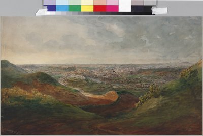 Vue de Vilna, par Sadovnikov, Vasily Semyonovich (1800-1879). Aquarelle sur papier - Vasili Semenovich Sadovnikov