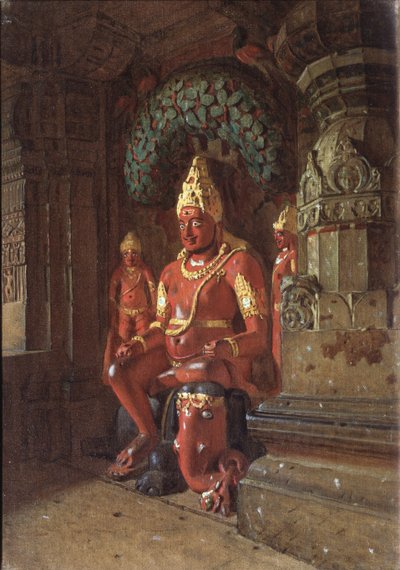 Statue de Vishnu dans le temple d