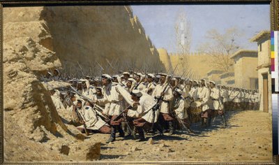 Aux fortifications, Laissez les entrer ! - Vasili Vasilievich Vereshchagin