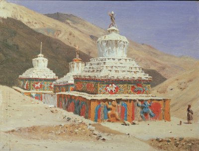 Chorten au Ladakh, 1875 - Vasili Vasilievich Vereshchagin