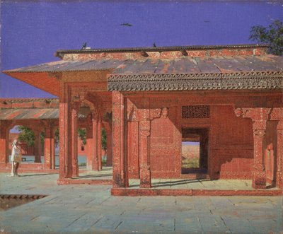 Cour de harem dans le palais impérial de Fatehpur Sikri, 1874-1876 - Vasili Vasilievich Vereshchagin