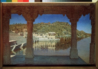 Rajasthan, sur le lac à Udaipur - Vasili Vasilievich Vereshchagin