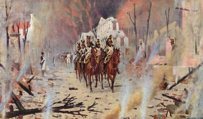 Retour au Palais de Pierre (lithographie couleur) - Vasili Vasilievich Vereshchagin