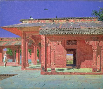Cour dans le harem du palais, années 1870 - Vasili Vasilievich Vereshchagin