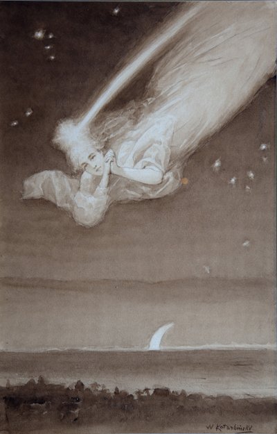 Étoile filante, années 1910 - Vasilii Kotarbinsky