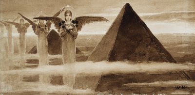 Les Anges des Pyramides - Vasilii Kotarbinsky