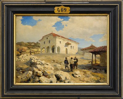 Une église dans les Balkans, 1877 - Vasilij Dmitrievich Polenov