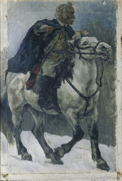 Alexandre Souvorov à cheval, 1897-1898 - Vasilij Ivanovic Surikov