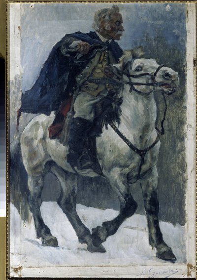 Alexandre Souvorov à cheval - Vasilij Ivanovic Surikov