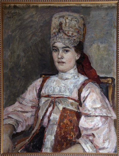 Portrait de Natalia Fyodorovna Matveyeva - Vasilij Ivanovic Surikov