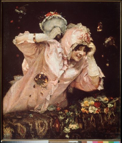 Scène de carnaval à Rome (Italie) - Vasilij Ivanovic Surikov
