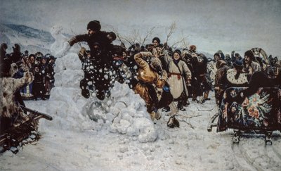 Tempête de neige sur la forteresse - Vasilij Ivanovic Surikov