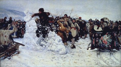 Tempête de forteresse de neige, 1891 - Vasilij Ivanovic Surikov