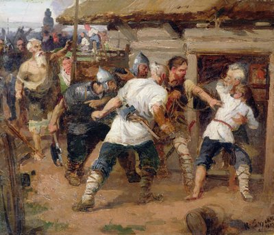 Les païens tuent les premiers chrétiens de la Rus