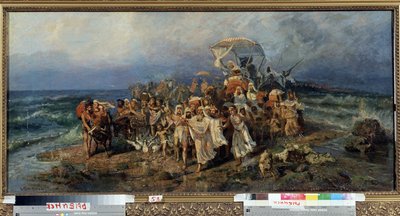 Les Israélites traversant la Mer Rouge - Vasily Alexandrovich Kotarbinsky