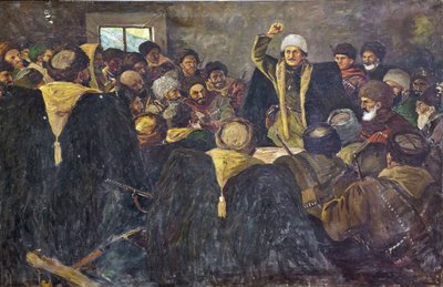 Grigory Konstantinovitch Ordjonikidze dans le Caucase du Nord - Vasily Anfimovich Krotkov
