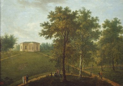 Temple de la Vérité. Vue dans le parc du domaine Kurakin Nadezhdino - Vasily Petrovich Prichetnikov