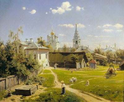 Cour de Moscou - Vasily Polenov