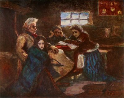 Menchikov à Berezovo une étude - Vasily Surikov