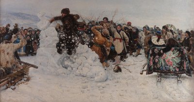 Prendre une ville de neige - Vasily Surikov