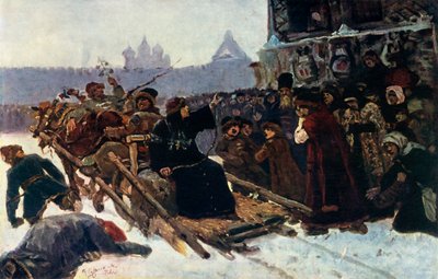 Le Boyar Morozova une étude, 1881, 1965 - Vasily Surikov