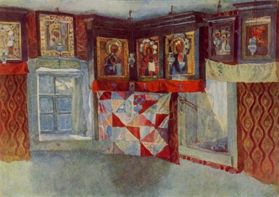 La chapelle du village, 1880-1889 - Vasily Surikov