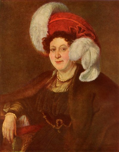 Portrait de la Comtesse V. A. Zubova, 1834 - Vasily Tropinin