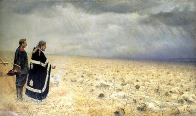 Les Vaincus, Requiem, vers 1877-1878 - Vasily Vereshchagin