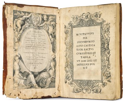 De architectura libri decem par Marcus Vitruvius Pollio, édité par Fra Giovanni Giocondo, 1511 - Venetian School