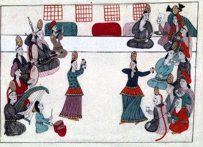 Musiciens et danseurs sous l