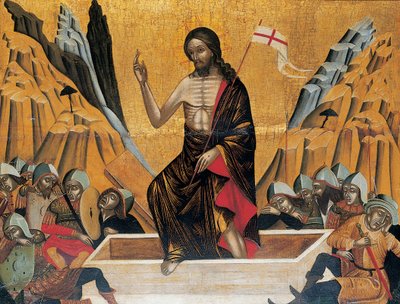 La Résurrection, Venise ou Crète, vers 1500 - Veneto Cretan School