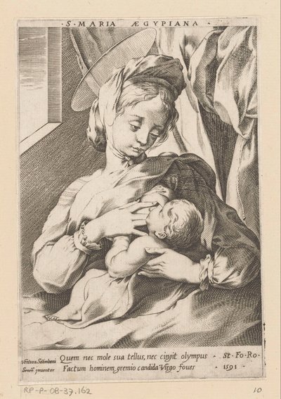 Marie allaitant l