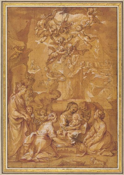 La Naissance de la Vierge - Ventura Salimbeni