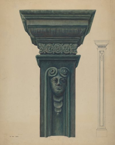 Pilier en fonte - Vera Van Voris