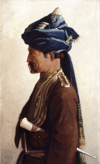 Mohamed, un Jemadar de la 5e Cavalerie du Bengale, 1889 - Vereker Monteith Hamilton