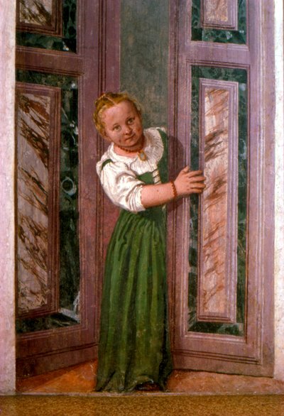 Enfant à la porte, de la Sala a Crociera, vers 1561 - Veronese