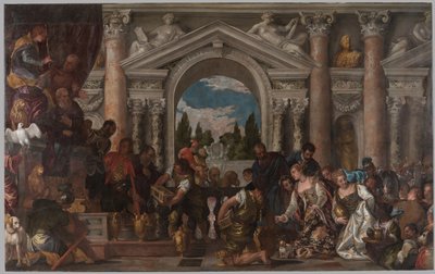 La reine de Saba offre des cadeaux à Salomon - Veronese