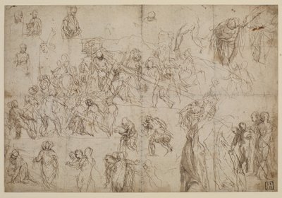Études pour le Christ portant la Croix, vers 1571 - Veronese