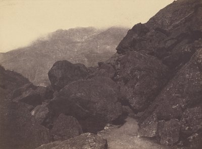 [Rochers près de Gavarnie] - Vicomte Joseph de Vigier