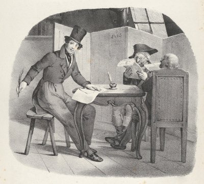 Chap. XV : Écrivons à la vieille, 1824 - Victor Adam