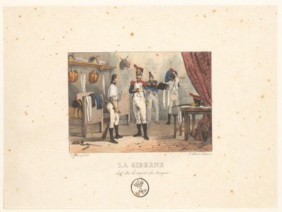 Officier avec cartouchière - Victor Adam