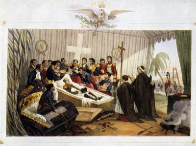 Ouverture du cercueil de Napoléon sur l