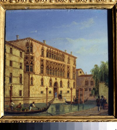 Vue de Venise : le palais Giovanelli - Victor Adam