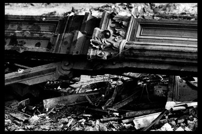 Démolition du marché central à Paris, en août 1971 (photo n/b) - Victor Baltard