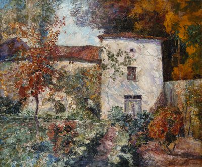 Maison et verger à l