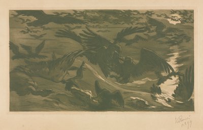 Oiseaux de proie, 1893 - Victor Emile Prouve