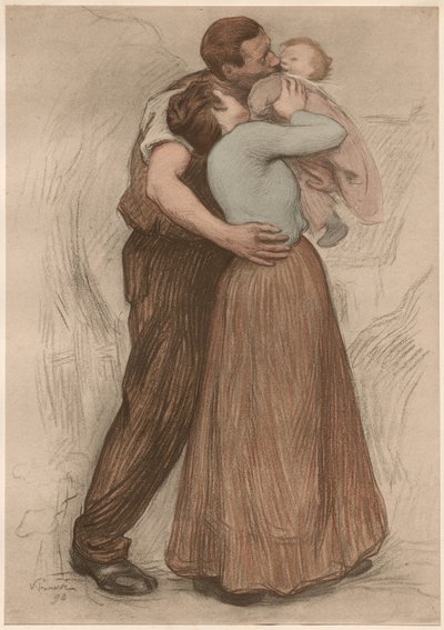 Le Baiser - Victor Emile Prouve